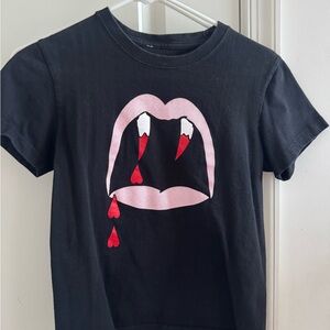 Black Vampire Graphic Kids T-Shirt